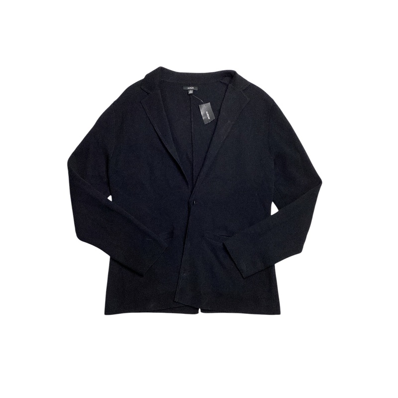 Alfani Men's Sleek Regular Fit Blazer Cardigan Large Deep Black