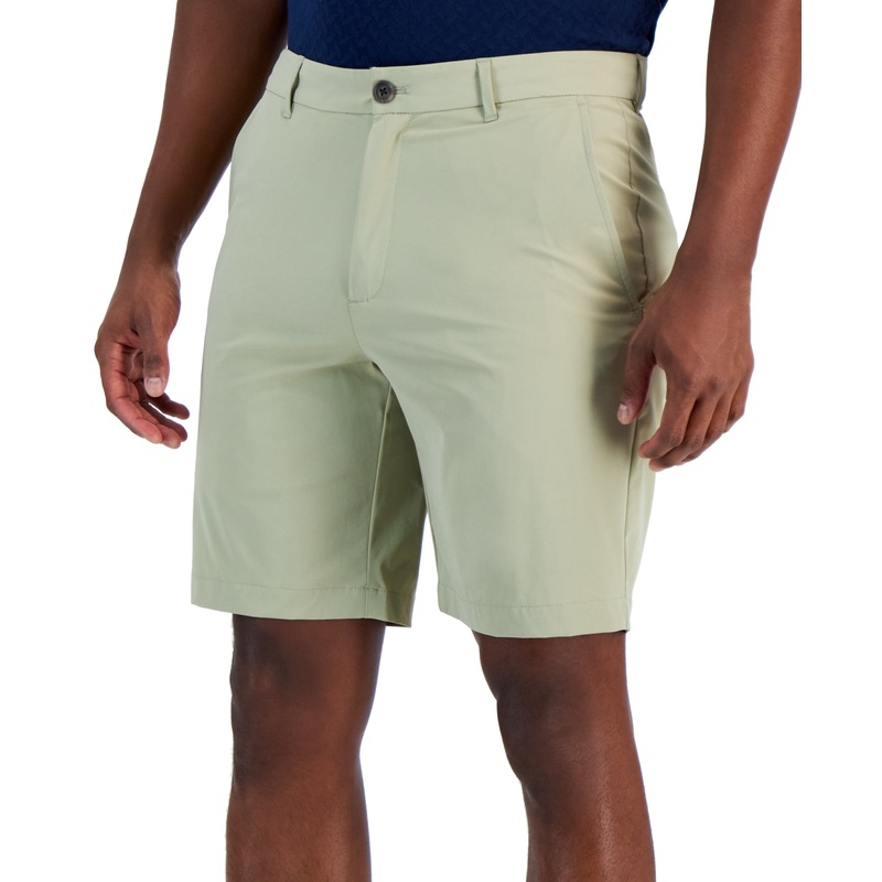 Alfani Men's Tech Shorts Twill Beige 33