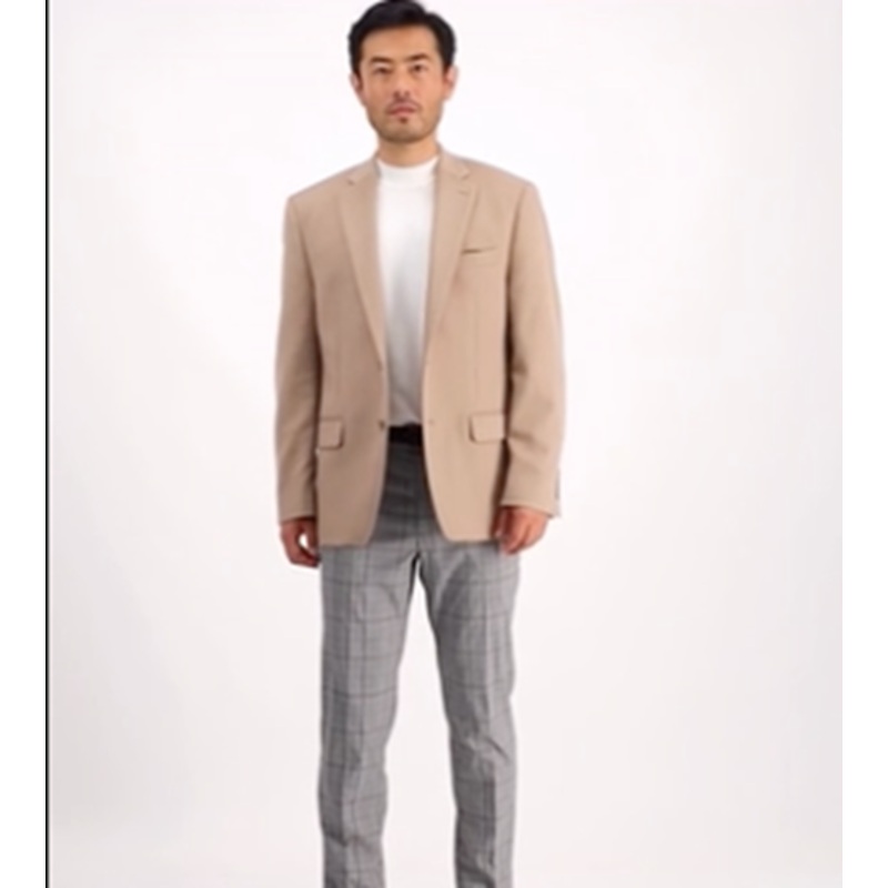 Lauren Ralph Lauren Men's Wool Blend Classic Fit Sport Coat Camel Beige 43R