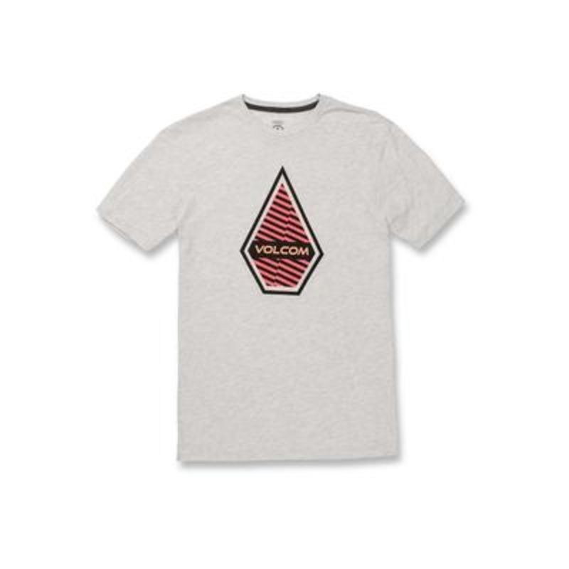 Volcom Men's Interference Logo Short Sleeve T Shirt Grey XL