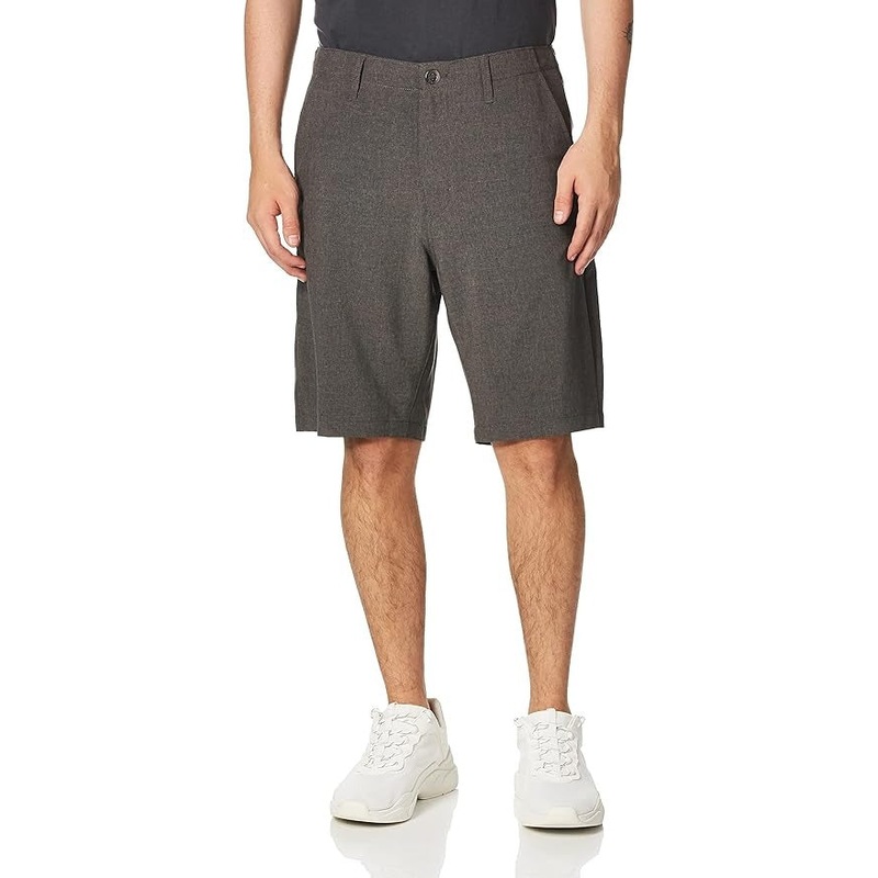 Volcom Men's Kerosene 21 Hybrid Chino Shorts Charcoal Heather 30