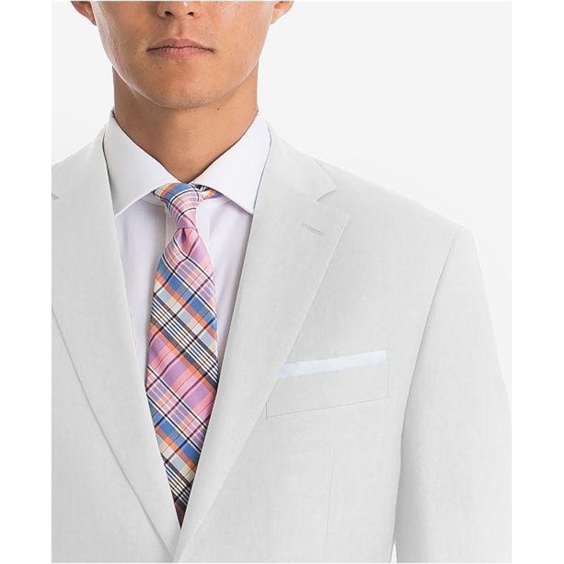Lauren Ralph Lauren Men's UltraFlex Classic Fit Linen Sport Coats White 46R