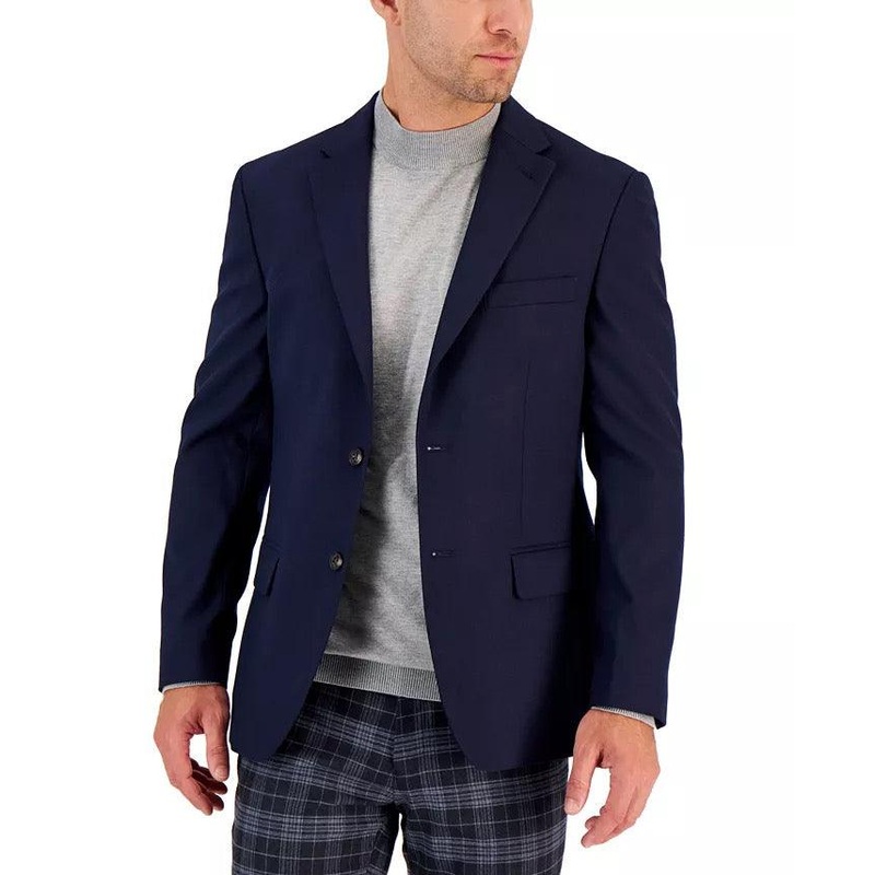 Tommy Hilfiger Mens Conrad Blue 2 Button Blazer 42R
