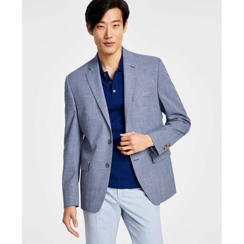 Lauren Ralph Lauren Men's Classic Fit UltraFlex Stretch Sport Coat Grey Blue 40R