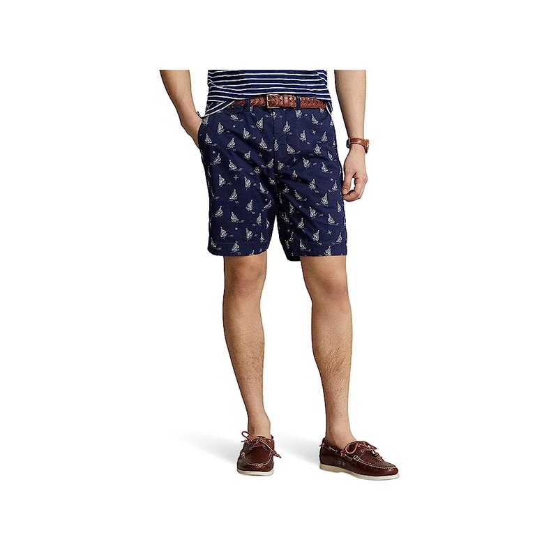 Polo Ralph Lauren Men's 9" Classic Chino Shorts Blue Guide 42