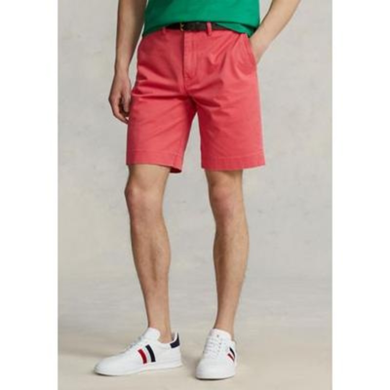 Polo Ralph Lauren Men's Stretch Classic Fit 9" Shorts Starboard Red 40