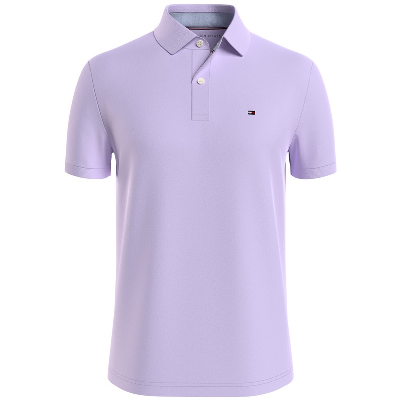 Tommy Hilfiger Men's Big & Tall Classic Fit Short Sleeve Polo Shirt Lilac 2XL