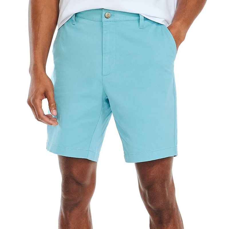 Nautica Mens 8.5" Deck Shorts Delphin Blue Shorts 38