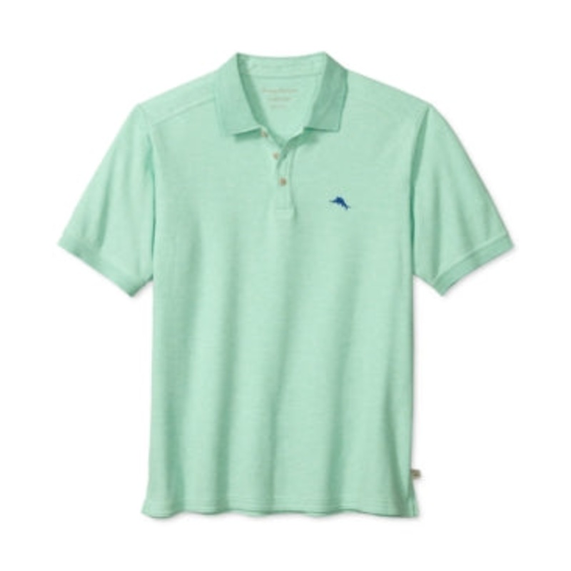 Tommy Bahama Men's Contrast Stitch 2.0 Short Sleeve Polo Shirt Green Small