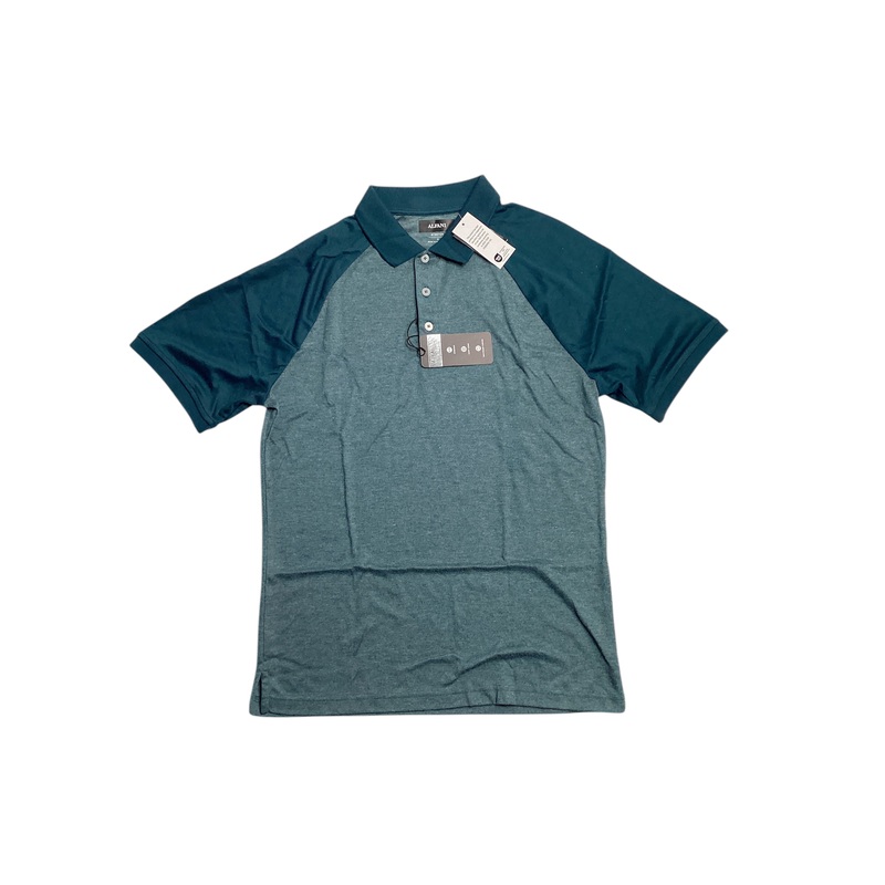 Alfani Men's AlfaTech Polo Shirt Dark Kale Blue XL