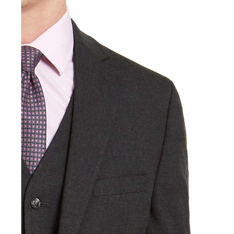 Alfani Men's Slim Fit Stretch Solid Suit Jacket Charcoal 40L