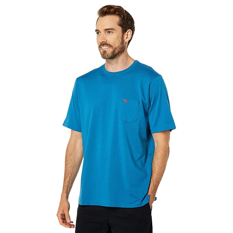 Tommy Bahama Men's New Bali Skyline Cotton Short Sleeve T Shirt Blue Small