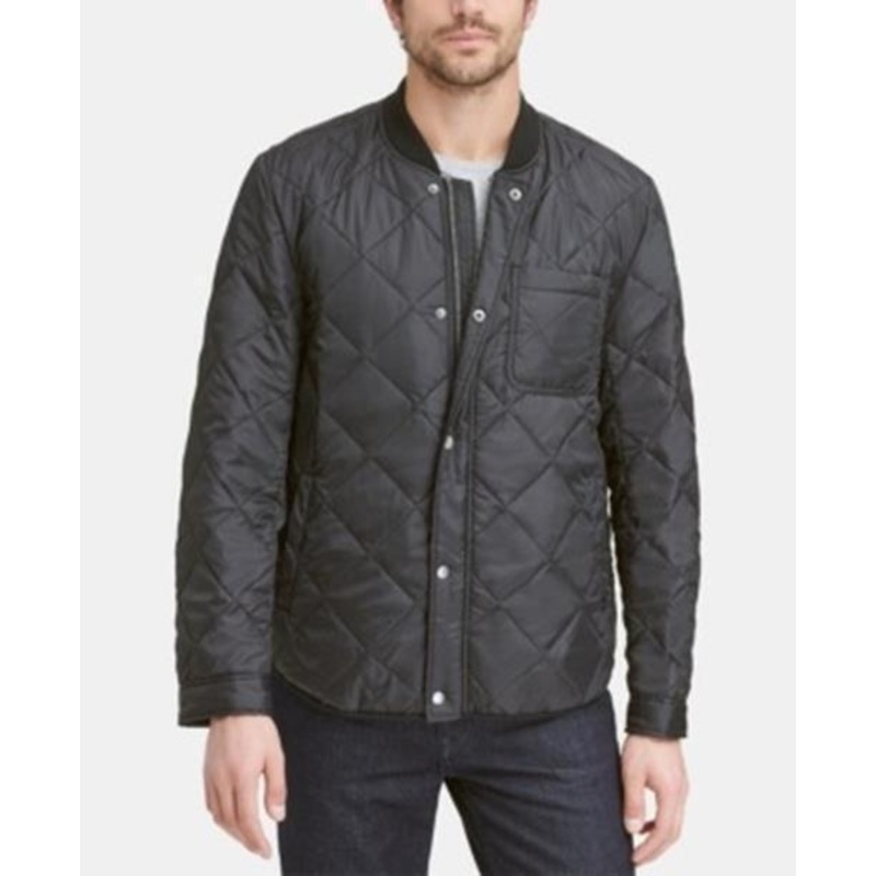 COLE HAAN Men's Quilted Jacket XL Black