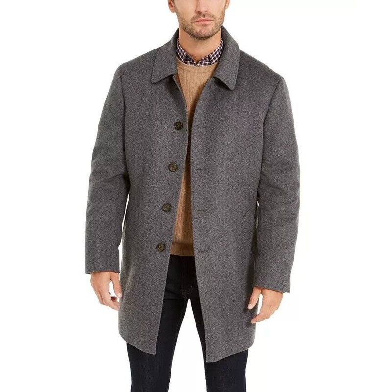 Lauren Ralph Lauren Men's Classic-Fit Ladd Tech Down Filled Coat 38R Grey