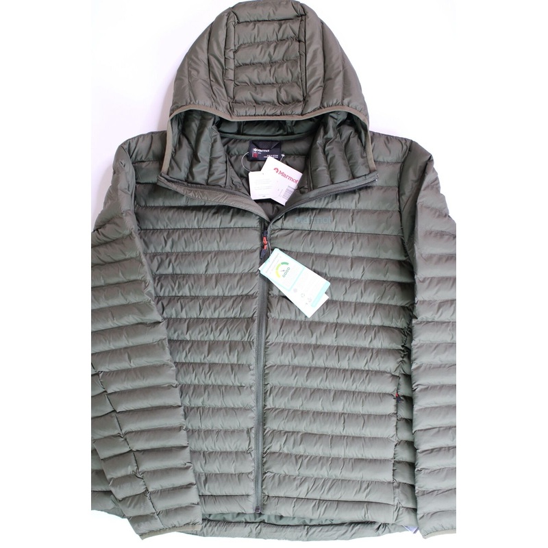 MARMOT Men's Echo Featherless Hooded Jacket XXL 2XL Dark Green
