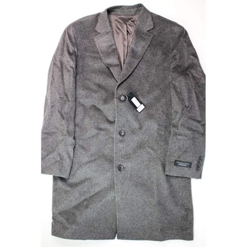 The Men's Store at Bloomingdale's 100% Cashmere Top Coat 44R Grey