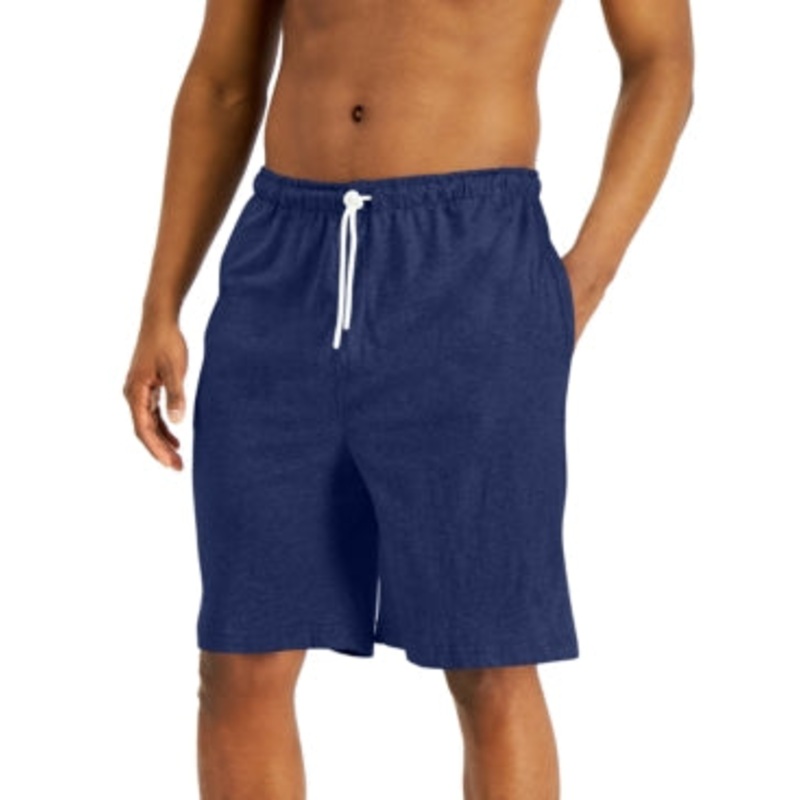 Club Room Men's Pajama Shorts Navy Blue Medium