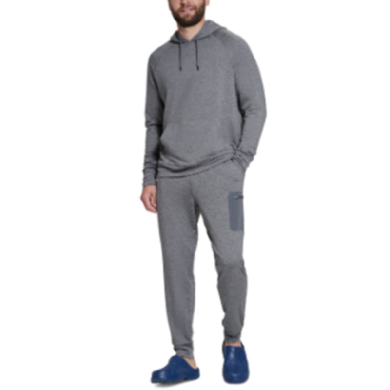 BASS OUTDOOR Men's Summit Hoodie Sweatshirt Small Gargoyle Gray