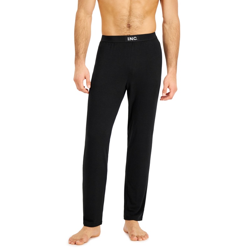 International Concepts Men's Pajama Pants Black Size Large