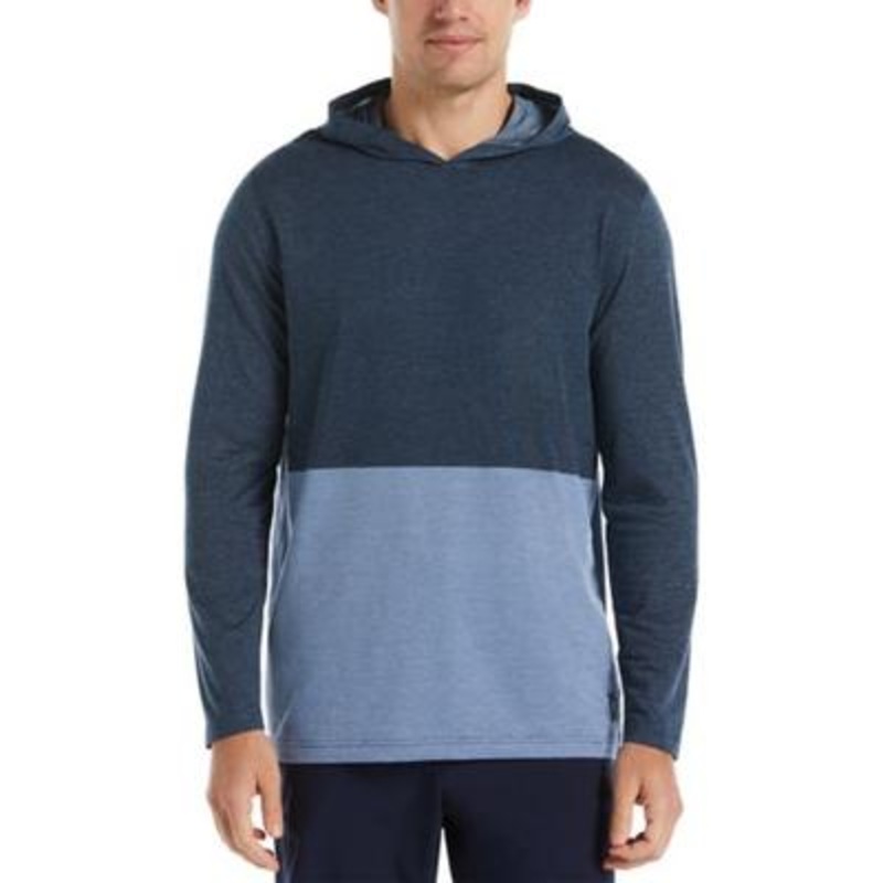 PGA TOUR Mens Long Sleeve Hoodie Sweatshirt Blue Large