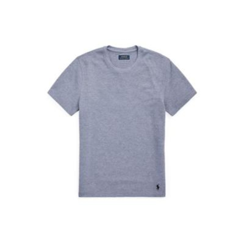Polo Ralph Lauren Mens Waffle Knit Solid Short Sleeve Pajama T Shirt Blue XL