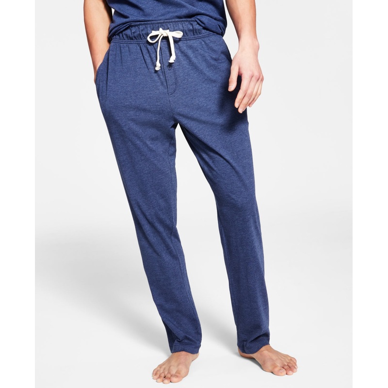 Sun + Stone Men's Sunwashed Knit Pajama Pants Naval Sun Wash Blue XXL
