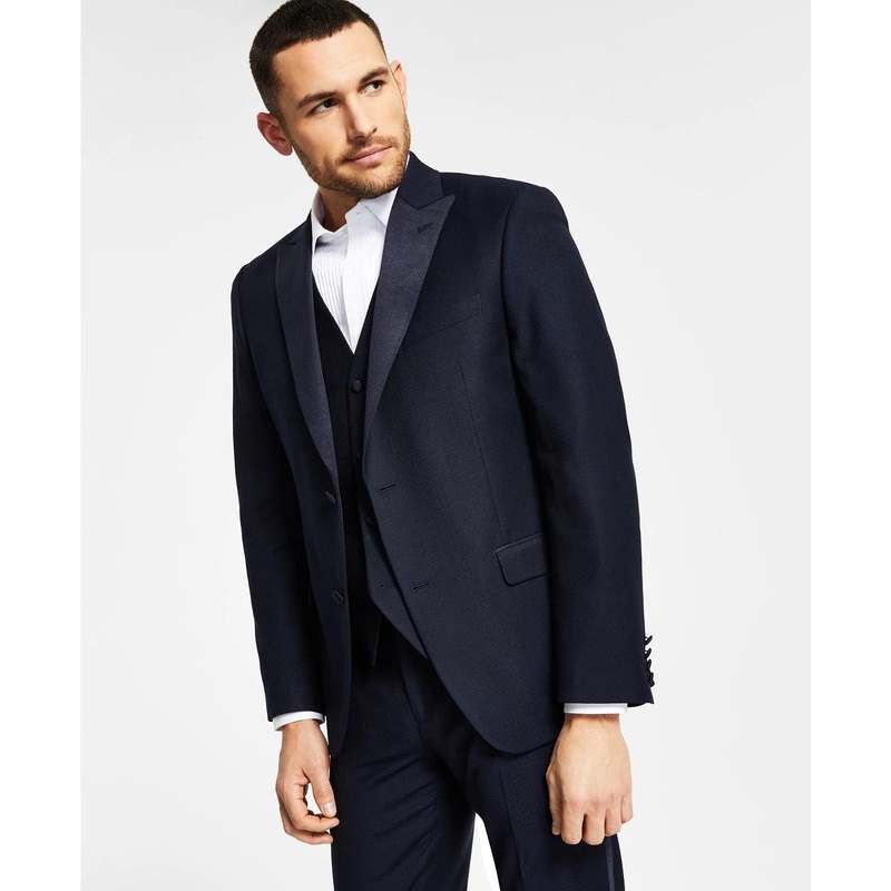 Alfani Men's Slim Fit Navy Tuxedo Jacket 40S