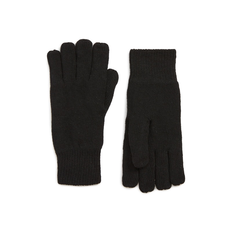 Barbour Men's Carlton Knit Gloves Black OSFA