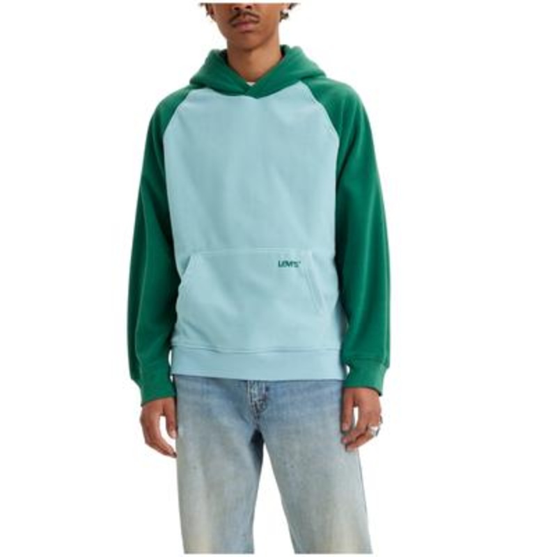 Levis Mens Evergreen Hoodie Sweatshirt XXL 2XL Green