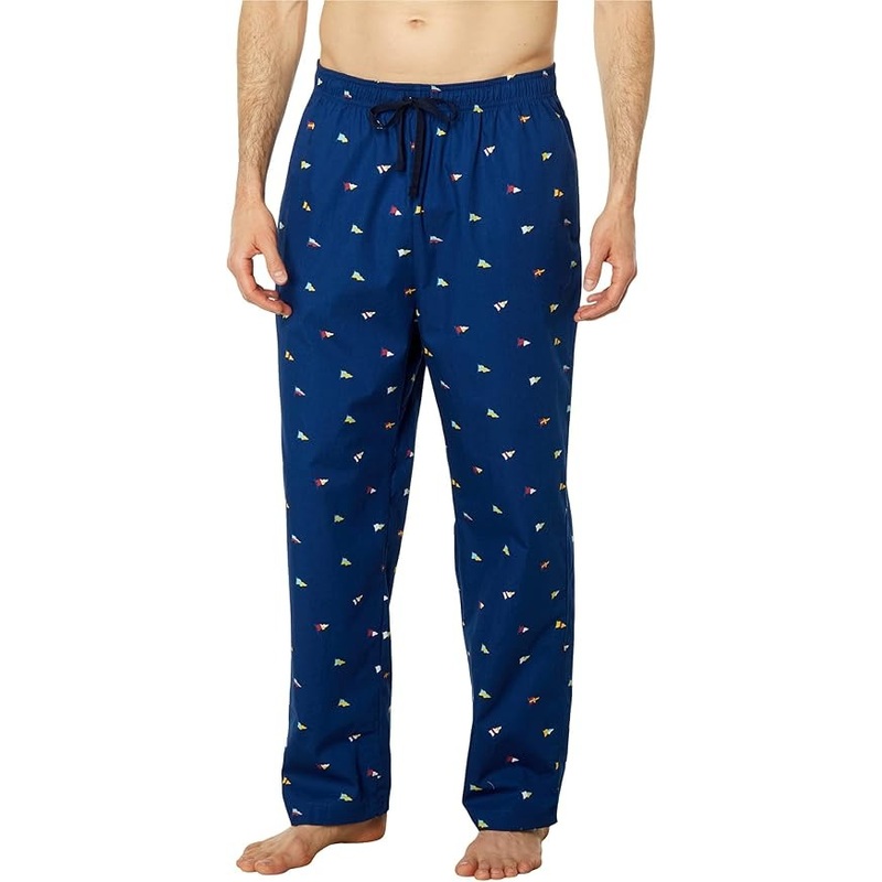 Nautica Men's Classic Fit Pajama Pants Sleepwear Navy Blue Small