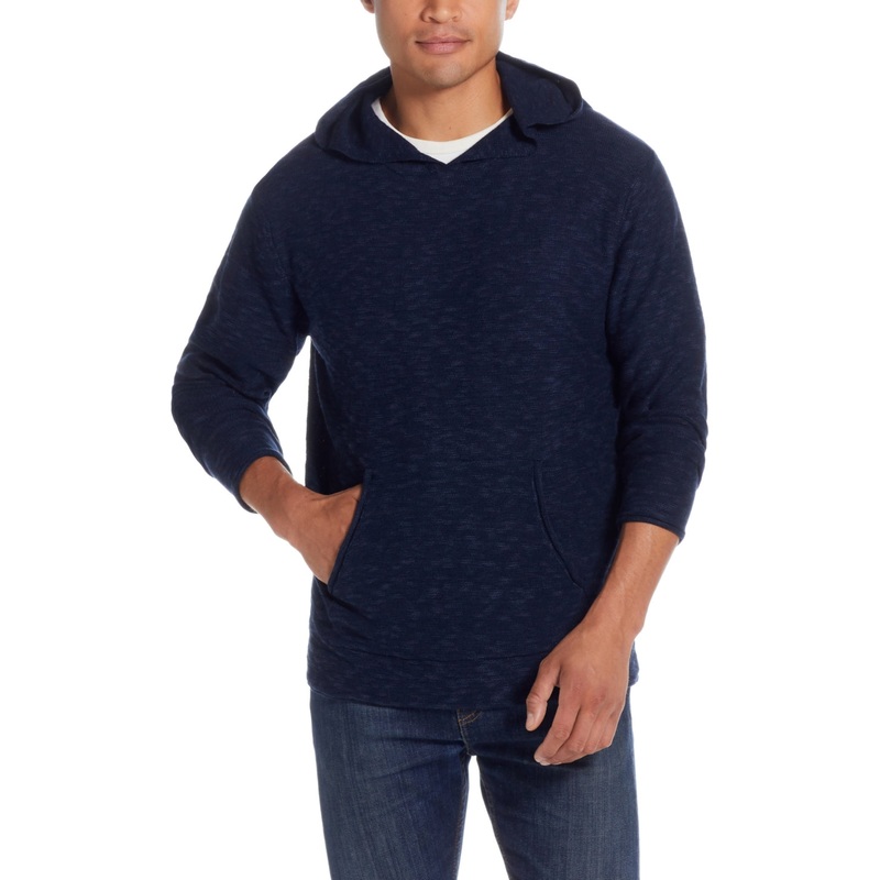 Weatherproof Vintage Mens Navy Blue Hoodie Sweatshirt Small