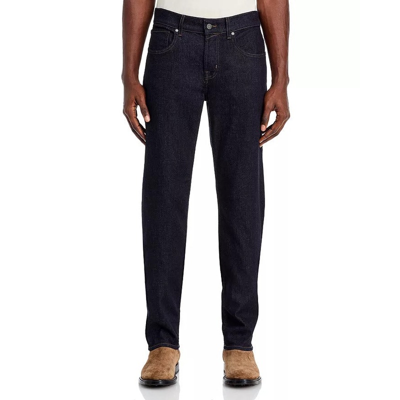7 For All Mankind Performance Straight Fit Jeans Size 38 Los Angeles Dark Blue
