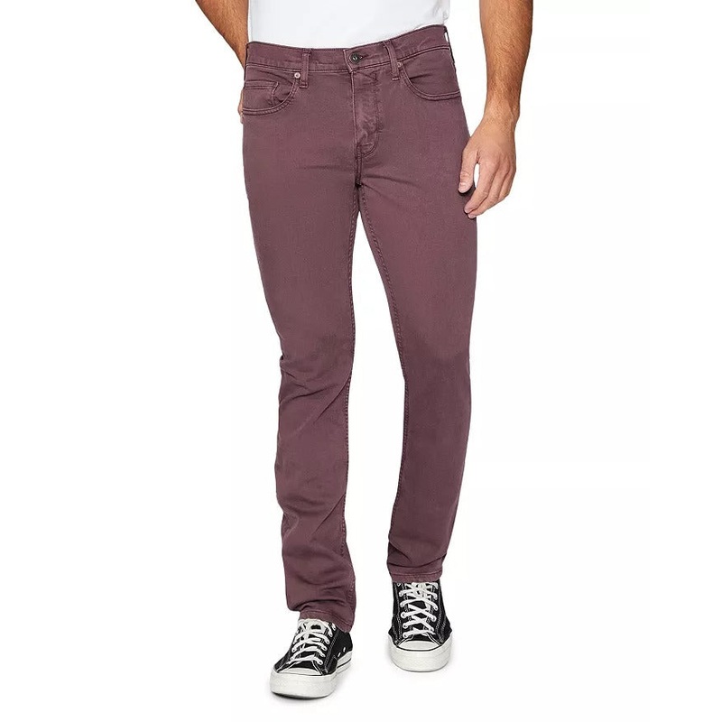 PAIGE Federal Slim Straight Fit Jeans Size 32 Vintage Rich Malbec Deep Purple