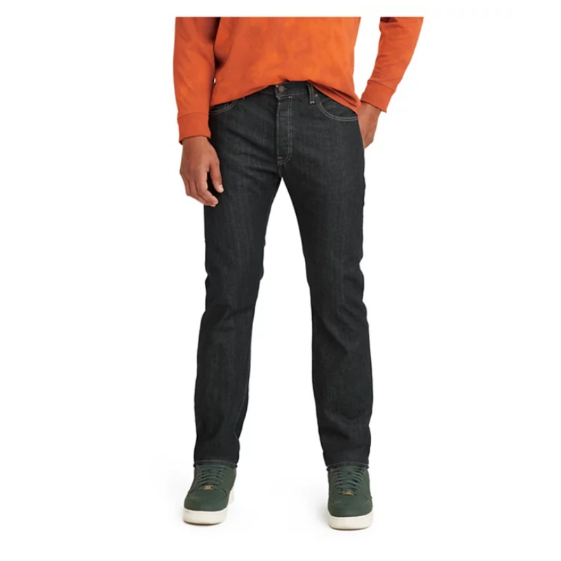 Levi's Men's 501 Original Fit Button Fly Jeans Clean Rigid Blue 34 x 30