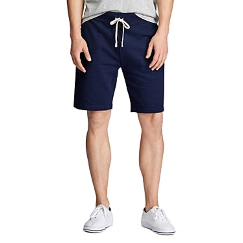 Polo Ralph Lauren Men's 9.5" Cotton Blend Fleece Shorts Blue Large