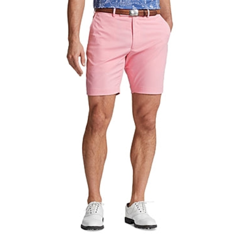 Polo Ralph Lauren RLX Stretch Twill Tailored Fit 9" Performance Shorts 35 Pink