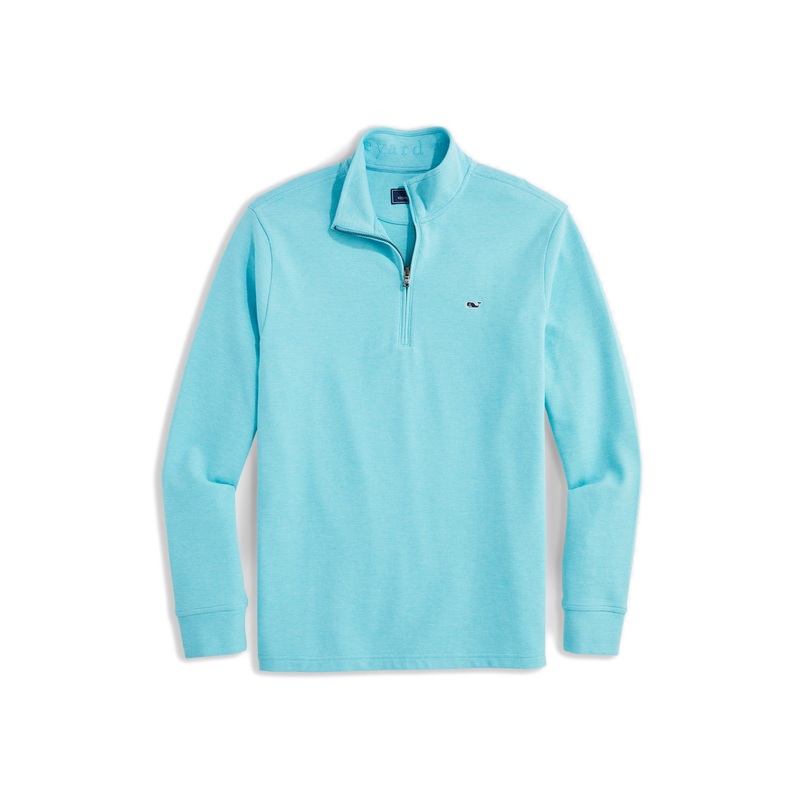 Vineyard Vines Saltwater Quarter Zip Long Sleeve Sweatshirt Large